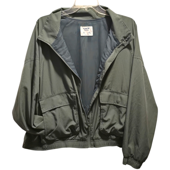 Old Navy Green StretchTech Zip-Front Jacket  Plus Size 2X - Picture 5 of 9